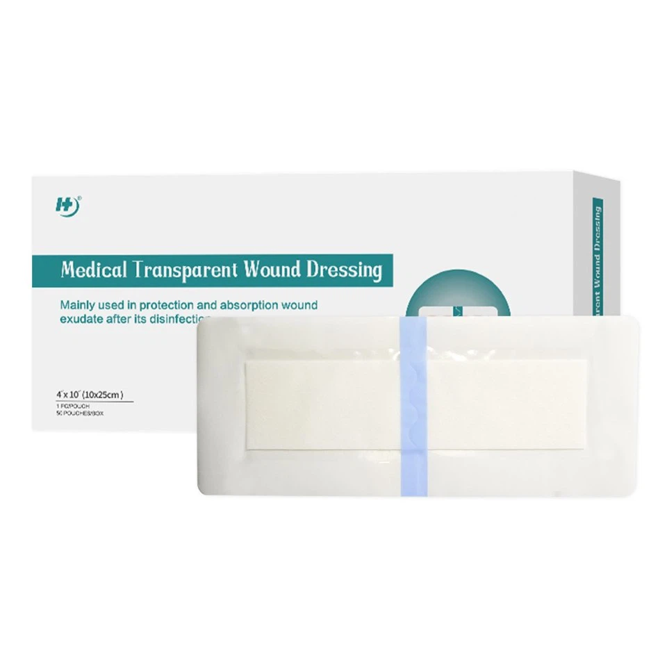Transparent Waterproof Dressing For Wounds Post Surgical 10*25cm
